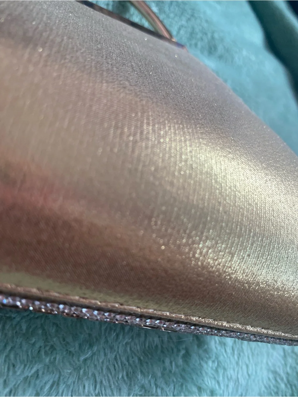 D'margeaux Luxury Embellished Gold Evening Clutch Handbag